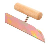 GLEAVI Truelles à plâtre d'angle en bois et fer, pour coupe-mastic et plâtrage des angles de murs, outils de maçonnerie pour charpentiers et travaux de construction