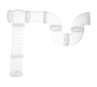 GLEAVI Tunnel pour Hamster Transparent DIY Tube Modulaire Extérieur pour Cage d'exercice pour Petits Animaux Kit de Construction Nettoyage Facile Agrandit Espace de Jeu