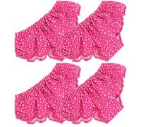 GLEAVI -Vêtements pour Poupée 4 Pièces Lot Culottes Décoratives à Pois Accessoires de Jeu d'Imitation pour Garçon et Filles