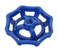 GLEAVI Volant du robinet remplacement de la poignée de robinet en fer bleu 5.90 x 5.90 x 1.50 cm pour robinet extérieur jardin et toilette production précise contrôle de l’eau