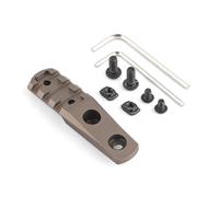 GLECTICAL Tactique Picatinny Rail Mount Riser, Base de Montage Professionnelle pour Lampe Torche à 3 Fentes, Compatible avec Les Systèmes de Rails Mlok/Keymod