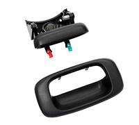 Gledewen Loquet de poignée de hayon et garniture de lunette avec clips de tige | Pour Chevrolet Silverado GMC Sierra 1500 2500 3500 1999-2007 | Remplace # 15997911, 15228539, 15228541, 15228540