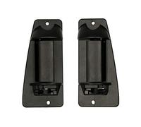 Gledewen Poignée de porte arrière gauche et droite côté passager | pour Chevrolet Silverado GMC Sierra 1500 2500 3500 1999-2007 | Remplace # 15758171, 15758172