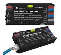 GLEDOPTO Contrôleur ESP32 WLED avec Ethernet, réactif à la musique, UART, 20A, fusible à fiche, contrôleur LED pour WS2811 WS2812 SK6812 WS2815, IC RGB adressable numériquement pour bande lumineuse