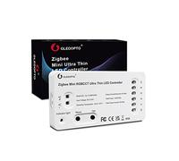 GLEDOPTO ZIGBEE 3.0 + 2.4G PRO MINI RGBCCT Contrôleur LED DC5-12-24 V, puissance maximale 144 W, compatible avec Amazon Echo Plus, Tuya Smartlife