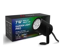 GLEDOPTO ZigBee PRO Série Projecteur de jardin pour éclairage extérieur avec lumière couleur et blanc RGB-CCT Lumière chaude et froide