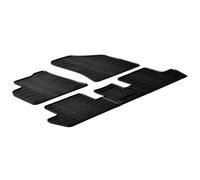 Gledring Set tapis de caoutchouc compatible avec Peugeot 3008/5008 2009-2016 (T profil 5-pièces + clips de montage)