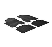Set tapis de caoutchouc compatible avec Hyundai Tucson / Kia Sportage 2004-2010 (G profil 4-pièces)