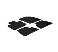Gledring Set tapis de caoutchouc compatible avec Honda Civic 5 portes 2006- 2011 (T profil 4-pièces + clips de montage)