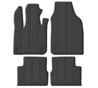 Gledring 0583 Tapis de sol Caoutchouc noir Avant et Arrière