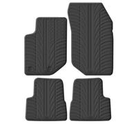 Gledring 0752 Tapis de sol Caoutchouc Avant Arrière