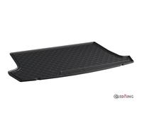 Gledring Coquille coffre-arrière Rubbasol (caoutchouc) compatible avec Volkswagen T-Roc 11/2017- (Sol en haut variable), Noir