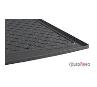Coquille coffre-arrière Rubbasol (caoutchouc) compatible avec Seat Ateca 2016- (Sol en haut), Noir