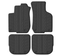 Gledring Set tapis de caoutchouc compatible avec Audi A3 8L 1996-2003 (T profil 4 pièces + clips de montage)