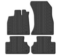 Gledring Set tapis de caoutchouc compatible avec Audi Q5 2017- (T profil 4-pièces + clips de montage)