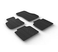 Gledring Set tapis de caoutchouc compatible avec BMW 2-Serie F46 Gran Tourer 2015- (T profil 4-pièces + clips de montage)