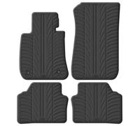 Gledring Set tapis de caoutchouc compatible avec BMW 3 serie E90/E91 2005-2012 (T profil 4-pièces + clips de montage)