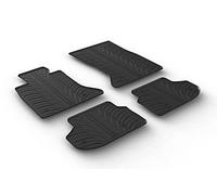 Gledring Set tapis de caoutchouc compatible avec BMW 5 serie F10 /F11 2010-2016 (T profil 4-pièces + clips de montage)