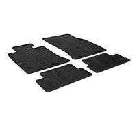 Gledring Set tapis de caoutchouc compatible avec BMW New Mini One/Cooper/S/D R56 2006-2014 (T profil 4-pièces + clips de montage
