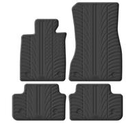Gledring Set tapis de caoutchouc compatible avec BMW Série 5 G60 Sedan 2023- excl. i5 (T profil 4-pièces + clips de montage), Noir