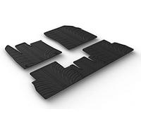 Gledring Set tapis de caoutchouc compatible avec Citroën Berlingo Multispace / Opel Combo Tour (MPV) / Peugeot Rifter 9/2019- (Sièges variables) (T Profil 5-pièces + clips de montage ovale)