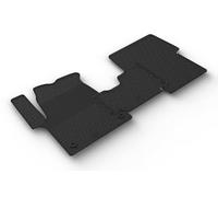 Gledring Set tapis de caoutchouc compatible avec Citroën Spacetourer 16-/Fiat Scudo 22-/Opel Zafira Life 19-/Peugeot Traveller 16-/Toyota Proace Verso 16- (1ère rangée) G profil 3-pièces + clips