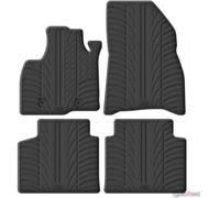 Gledring Set Tapis de Caoutchouc Compatible avec Dacia Bigster 4x4 (Essence) 2024- (T Profil 4-pièces + Clips de Montage)