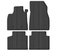 Gledring Set Tapis de Caoutchouc Compatible avec Dacia Bigster Full Hybrid 155 2024- (T Profil 4-pièces + Clips de Montage), Noir