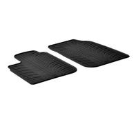 Gledring Set tapis de caoutchouc compatible avec Dacia Logan Furgon/Pick-Up 2005- (T profil 2-pièces)