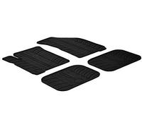 Gledring Set tapis de caoutchouc compatible avec FIat Freemont 2012- (T profil 4-pièces + clips de montage)
