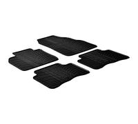 Gledring Set tapis de caoutchouc compatible avec Ford B-Max 2012-2015 (T profil 4-pièces + clips de montage)