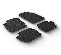 Gledring Set tapis de caoutchouc compatible avec Ford Ecosport Facelift 11/2017- (T profil 4-pièces + clips de montage)