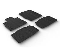 Gledring Set tapis de caoutchouc compatible avec Ford Explorer VI PHEV 2019- (T profil 4-pièces + clips de montage)