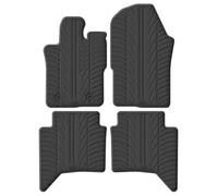Gledring Set tapis de caoutchouc compatible avec Ford Ranger (Raptor) II 2022- (essence) & Volkswagen Amarok II 2022- (T profil 4-pièces + clips de montage)