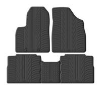 Gledring Set Tapis de Caoutchouc Compatible avec Forthing U-Tour 2023- (T Profil 5-pièces + Clips de Montage), Noir