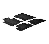 Gledring Set tapis de caoutchouc compatible avec Honda Accord 2008- (T profil 4-pièces + clips de montage)