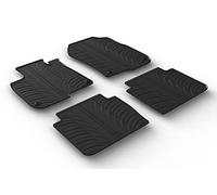 Gledring Set tapis de caoutchouc compatible avec Honda CR-V 2018-2022 (T Profil 4-pièces + clips de montage)