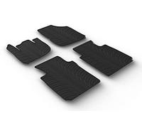 Gledring Set tapis de caoutchouc compatible avec Honda HR-V (RV) Hybrid 2021- (T profil 4-pièces + clips de montage)