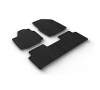 Gledring Set tapis de caoutchouc compatible avec Kia EV6 2021- (T profil 4-pièces + clips de montage)