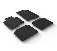 Gledring Set tapis de caoutchouc compatible avec Kia Optima SW/Sedan/PHEV 2017- (T profil 4-pièces + clips de montage)