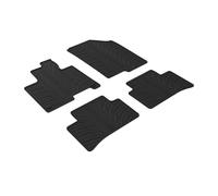 Gledring Set Tapis de Caoutchouc Compatible avec Kia Sportage V (NQ5) 2021- excl. Plug-in Hybrid (T Profil 4-pièces + Clips de Montage), Noir