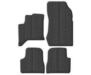 Gledring Set Tapis de Caoutchouc Compatible avec Lancia Ypsilon (L21) MHEV 2024- (T Profil 4-pièces + Clips de Montage)