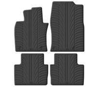 Gledring Set tapis de caoutchouc compatible avec Mazda CX-30 8/2019- (T profil 4-pièces + clips de montage), Noir