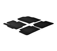 Gledring Set tapis de caoutchouc compatible avec Mazda CX-5 essence 2012-2017 (T profil 4-pièces + clips de montage)