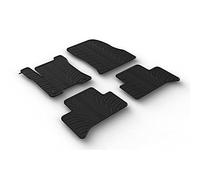 Gledring Set tapis de caoutchouc compatible avec Mercedes EQA (H243) 2021- (T profil 4-pièces + clips de montage)