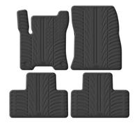 Gledring Set Tapis de Caoutchouc Compatible avec Mercedes EQB (X243) 2021- (T Profil 4-pièces + Clips de Montage), Noir