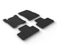Gledring Set Tapis de Caoutchouc Compatible avec Mercedes EQB (X243) 2021- (T Profil 4-pièces + Clips de Montage), Noir