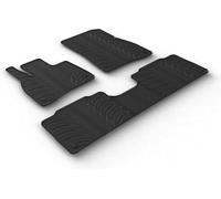 Gledring Set tapis de caoutchouc compatible avec Mercedes EQS (V297) Sedan 2021- (T profil 5-pièces + clips de montage)