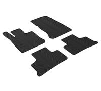 Gledring Set Tapis de Caoutchouc Compatible avec Mercedes GLC (X254) MHEV 2022- (T Profil 4-pièces + Clips de Montage), Noir