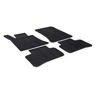 Gledring Set tapis de caoutchouc compatible avec Mercedes GLK X204 2008- (T profil 4-pièces + clips de montage)
